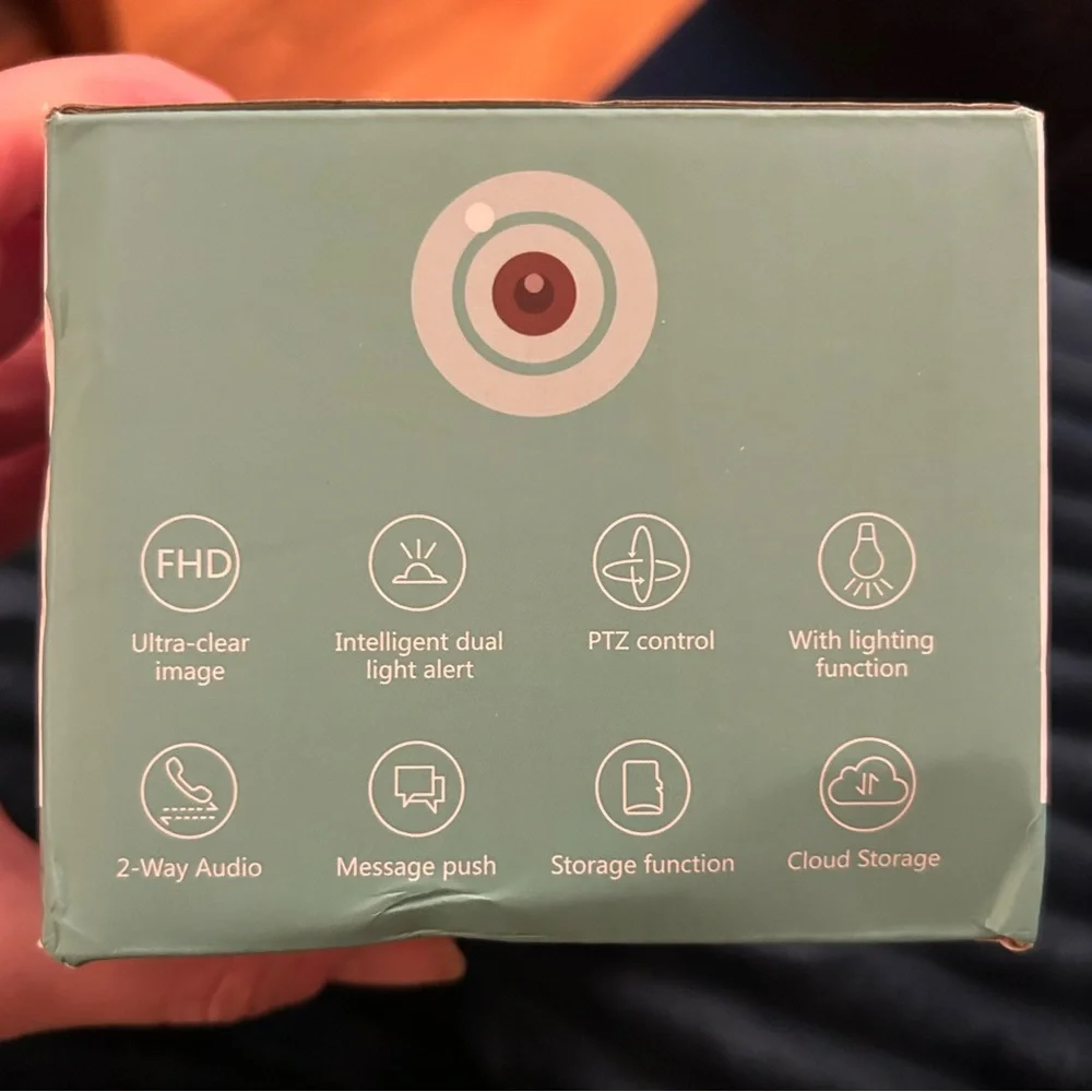 WiFi Smart Camera with Remote Viewing - White